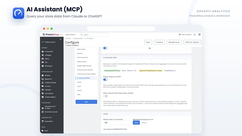 Assistant IA (MCP) : interroger ses stats depuis Claude ou ChatGPT