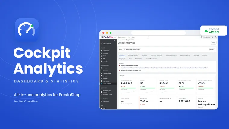 Aperçu du projet Cockpit Analytics